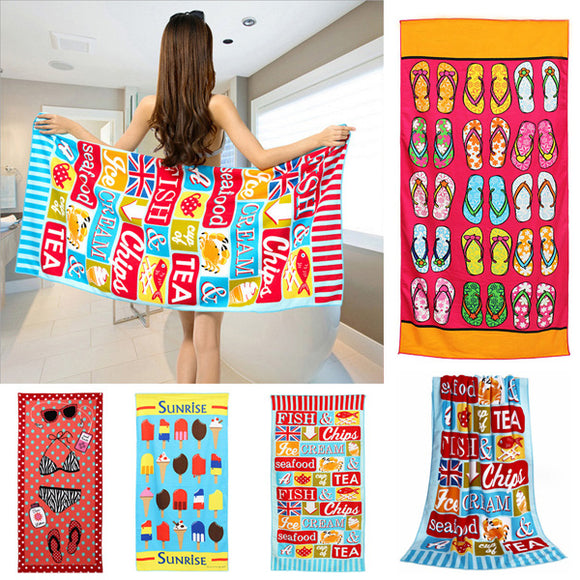 70x150cm,Colorful,Cartoon,Printing,Quick,Beach,Towels,Absorbent,Microfiber,Towel