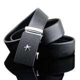 Fashion,Business,Leather,Pattern,Automatic,Buckle