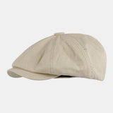Cotton,British,Style,Street,Trend,Solid,Color,Outdoot,Casual,Forward,Beret