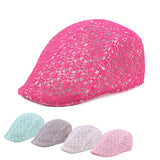 Beret,Summer,Breathable,Sunshade,Adjustable,Visor,Cabbie,Women