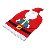 Christmas,Santa,Claus,Chair,Covers,Dinner,Chair,Decorations,Gifts,Party,Holiday