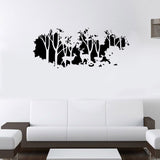 58cmx126cm,Forest,Sticker,Decal,Decor