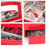 Leather,Jewelry,Storage,Organizer,Necklace,Bracelet,Earring