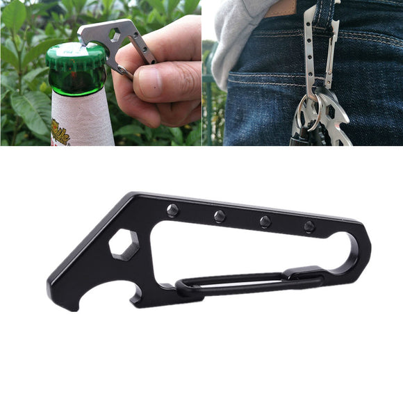 IPRee,Multi,Tools,Carabiners,Tactical,Pocket,Keychain,Buckle,Outdoor,Camping,Survival,Travel