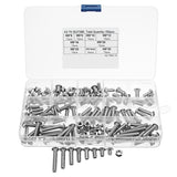 Suleve,M5SH2,150Pcs,Stainless,Steel,Socket,Button,Screw,Allen,Assortment