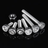 250pcs,Stainless,Steel,Socket,Button,Screws,Assortment