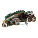 Aquarium,Ornament,Wreck,Sailing,Destroyer,Decorations