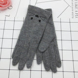 Women,Embroidery,Cartoon,Pattern,Fashion,Casual,Gloves