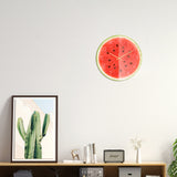 Loskii,CC097,Creative,Watermelon,Clock,Clock,Quartz,Clock,Office,Decorations