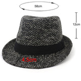 Winter,Brimmed,Fedora,Outdoor,Thicken