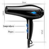 2200W,Dryer,Accessories,Black,Purple,Temperature,Adjustment,Salon,Tools