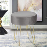 Round,Dressing,Table,Stool,Velvet,Piano,Chair,Makeup,Bedroom,Creative,Stool