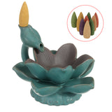 Ceramic,Buddhism,Backflow,Sleep,Meditation,Smoke,Incense,Burner,Censer,Holder