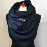 Women,Cotton,Thick,Winter,Outdoor,Casual,Solid,Color,Scarf,Shawl