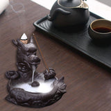 Ceramic,Dragon,Backflow,Incense,Stick,Burner,Cones,Holder,Catcher,Fragrance,Censer