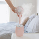 Rotating,Spray,Humidifier,Charging,Gears,White