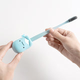 Bathroom,Animal,Shape,Waterproof,Powerful,Suction,Silicone,Toothbrush,Holder