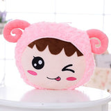 Flashing,Plush,Enoji,Pillow,Stuffed,Light,Sheep,Luminous,Pillow,Colorful,Animal