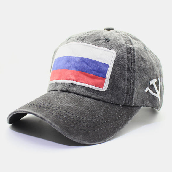 Cotton,Embroidery,Russia,Alphabet,Printing,Solid,Color,Outdoor,Sport,Visor,Adjustable,Baseball