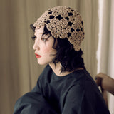 Women,Beanie,Retro,Literary,Casual,Foldable,Turban