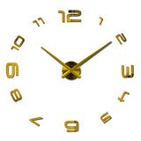 Mirror,Surface,Sticker,Modern,Hanging,Clock,Office,Bedroom,Decor