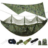 IPRee,Lightweight,Portable,Camping,Hammock,Awning,Waterproof,Mosquito,Hammock,Canopy,Nylon,Hammocks,Straps,Shelter,Screen,300KG