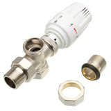 Standard,Thermostatic,Angled,Radiator,Brass,Valve,Temperature,Settings