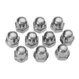 Suleve,M4SN3,30Pcs,Stainless,Steel,Acorn,Thread,Decor,Cover