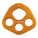 XINDA,XD8609,Aluminum,Climbing,Rigging,Plate,Split,Descender,Plate,Anchor,Multipliers