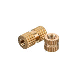 Suleve,M3BN5,150Pcs,Knurled,Brass,Threaded,Insert,Female,Thread,Embedment,Assortment