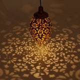 Solar,Power,Hanging,Lantern,Light,Metal,Garden,Decor,Rechargeable