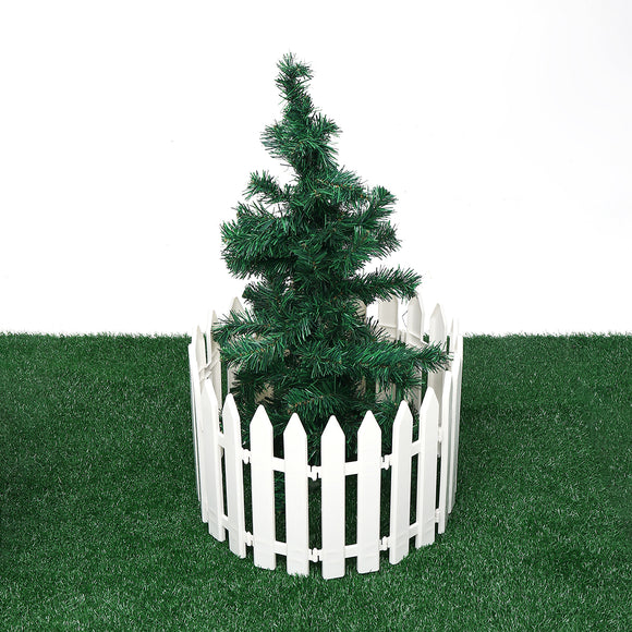 12PCS,Plastic,Fence,Decorations,White,Christmas,Ornaments,Miniature,Border,Grass,Fence