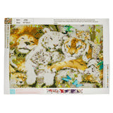 Animal,Tiger,Cheetah,Diamond,Paintings,Embroidery,Cross,Stitch,Decor