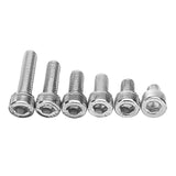 Suleve,M5SH1,60Pcs,Stainless,Steel,Socket,Screw,Allen,Assortment