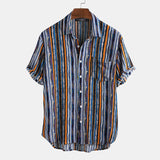 Hawaii,Holiday,Men's,Shirts,Short,Sleeve,Blouse,Breathable,Camping,Hiking,Beach,Casual