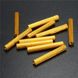 Suleve,M3AS16,50Pcs,Knurled,Standoff,Aluminum,Alloy,Anodized,Spacer,Multicolor