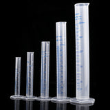 250mL,Plastic,Measuring,Cylinder,Beaker,Flask,Laboratory,Scale