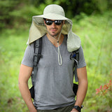 Waterproof,Outdoor,Fishing,Protection,Broad,Visor,Breathable,Bucket,Adjustable,String