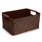 Seaweed,Woven,Storage,Basket,Fruit,Sundries,Organizer,Fruit,Container