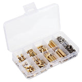 Suleve,M3BH9,180Pcs,Brass,Column,Standoff,Support,Spacer,Pillar,Stainless,Steel,Screws,Board