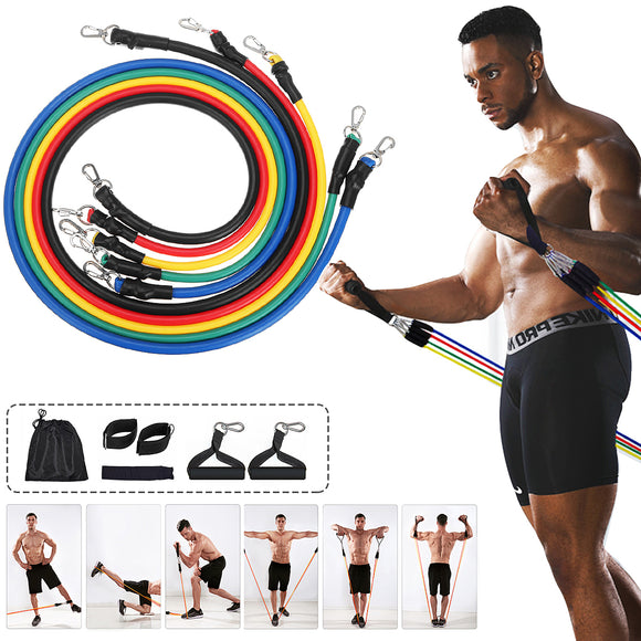 Fitness,Resistance,Bands,Workout,Exercise,Elastic,100lb