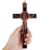 Modeling,Carving,Cross,Decorations,Metal,Alloy,JESUS,Catholic,Statue,Prayer