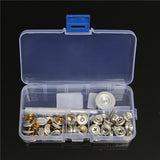47pcs,Metal,Canvas,Buckle,Quick,Fastener,Buttons,Screws