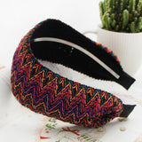 Bohemian,Style,Headband,Ethnic,Style,Colorful,Striped,Fabric,Travel,Leisure