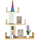 60X15cm,Gloss,Shelf,Bracket,Floating,Shelves,Decorative