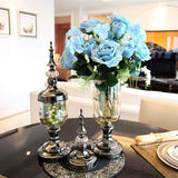 European,Glass,Flower,Floral,Holder,Wedding,Party,Office,Decorations