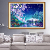 Diamond,Rhinestone,Paintings,Cross,Stitch,Embroidery,Dreamy,Decor