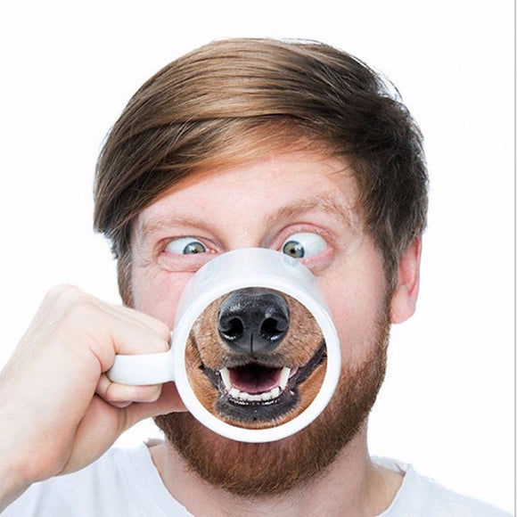 Funny,Coffee,Creative,Doggy,Ceramic,Water,Friends