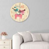 Loskii,CC033,Creative,Clock,Clock,Cartoon,Clock,Office,Decorations