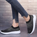 Womens,Crystal,Sneakers,Glitter,Casual,Loafers,Outdoor,Leisure,Running,Sport,Shoes